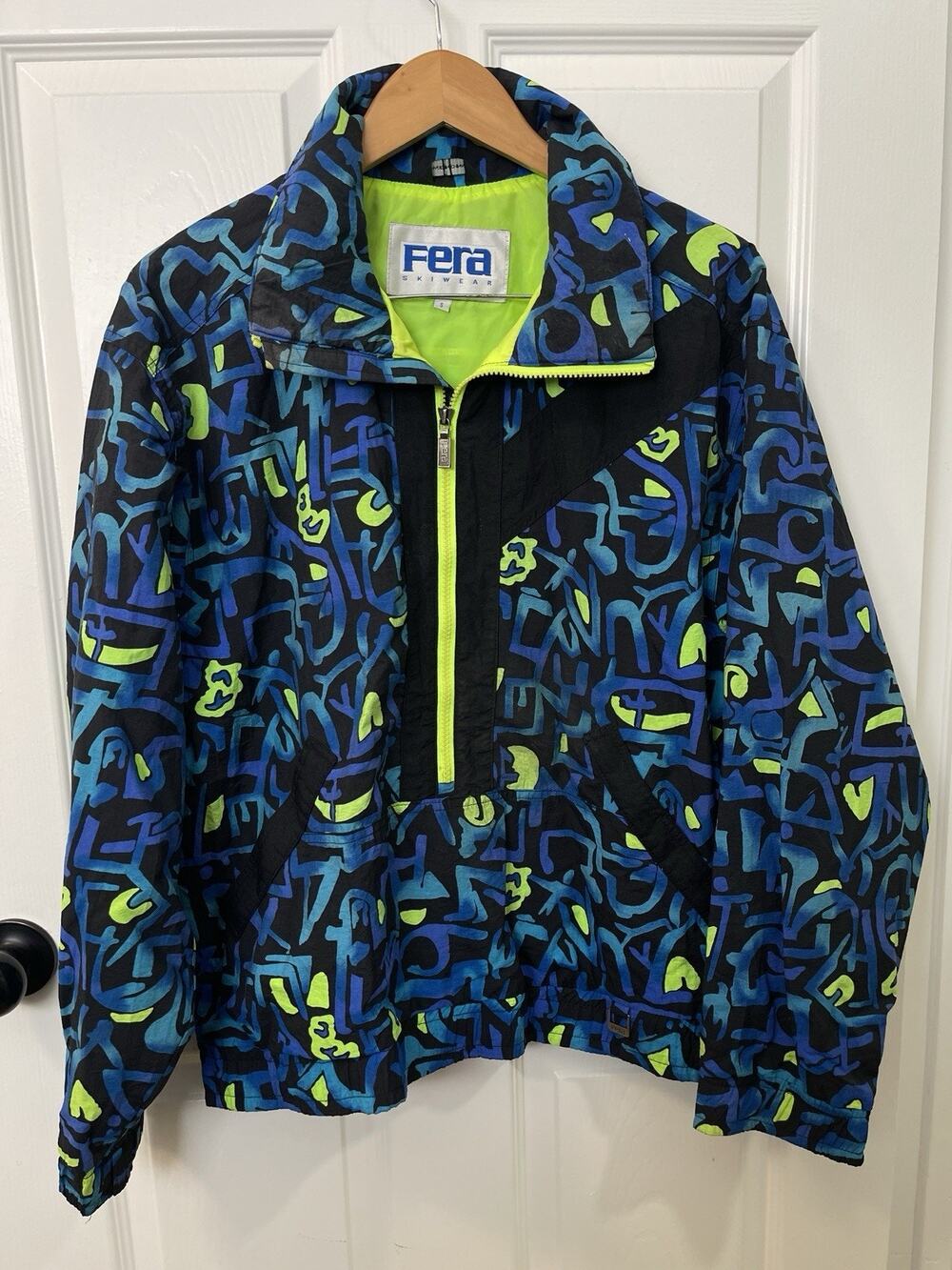 VTG 80s Fera Skiwear Snowboard Jacket Retro SMALL